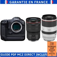 Canon EOS R3 + RF 15-35mm f/2.8 L IS USM + RF 70-200mm f/2.8 L IS USM + Guide PDF MCZ DIRECT '20 TECHNIQUES POUR RÉUSSIR VOS PHOTOS
