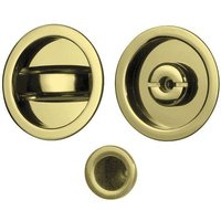 1 X PAIRE DE POIGNeES POUR PORTES COULISSANTES. C/NUIT OR