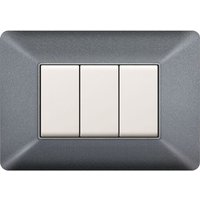 10 XPLAQUE FACILE MOD. MATIX GRIS CLAIR 3P