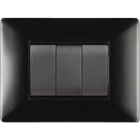 10 XPLAQUE LIFE Q MOD.LIVING PLAS.NOIR 3P