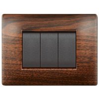 1 XASSIETTE LIFE Q MOD.LIVING ASSIETTE EN BOIS FONCe 7P