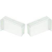 6 XBL COQUILLE PLASTIQUE DROITE GAUCHE BLANC 2 PCS
