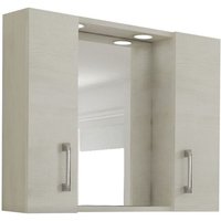1 X MIROIR DE SALLE DE BAIN 960 AVEC 2 PORTES EN CHÊNE