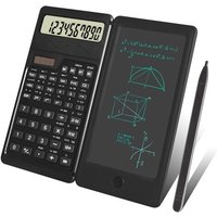 Calculatrices Scientifiques, Calculatrice de Bureau à éCran LCD à 12 Chiffres avec Bloc-Notes, Double Alimentation Solaire et Batterie