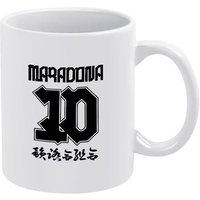 Tasse Maradona Tasse À Café En Céramique Motif De Dessin Animé Anime Grande Capacité Facile À Effacer Adapté À Une Utilisation À Domicile Et Au