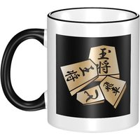Shogi Pièces D'échecs Tasse D'anime Tasse À Café De Grande Capacité 330 Ml Tasse De Petit Déjeuner En Céramique Facile À Nettoyer Cadeau