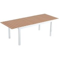 Table Extensible De Jardin 8 Places En Aluminium Et Bois Madeira