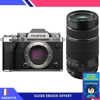 Fujifilm X-T5 Silver + XF 70-300mm f/4-5.6 R LM OIS WR + Ebook ""Devenez Un Super Photographe""