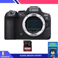 Canon EOS R6 Mark II + 1 SanDisk 64GB Extreme PRO UHS-II SDXC 300 MB/s + Ebook ""Devenez Un Super Photographe""