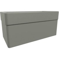 Jardinière Rectangulaire Carel Taupe 78 X 39 X 39 Cm - 63 L - Eda