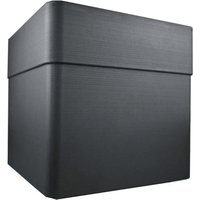 Pot De Fleur Carré Carel Gris Anthracite 39 X 39 X 39 Cm - Eda