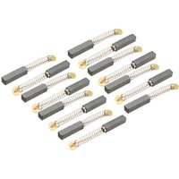sourcing map Balais de charbon moteur 20mm x 5mm x 5mm pour Électrique Moteur Électroportatif Outil Perceuse à Main Ventilateur Mélangeur Rechange