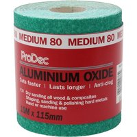 Rouleau de 10 m de papier abrasif verte,oxyde d`aluminium,grain 80 moyen pour poncer bois,peinture,joints,métal et plus,papier abrasif compatible