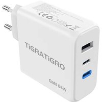 65 W Chargeur Usb C À 3 Ports,Chargeur Rapide 2 Usb C & 1 Usb A Pd 3.0 Gan,Chargeur Usb C Pour Macbook Pro/Air,Ipad Pro/Air,Galaxy