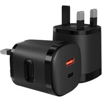 Pour Samsung Galaxy A15/A15 5g/A55/A35/A05s/A14/A14/A13/A04s/A04/A25/A54/A34/A53/A33/S23 Fe Chargeur Rapide Usb A + Type C Chargeur Rapide 20 W Usb C