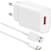 Chargeur Rapide Compatible Avec Xiaomi Redmi 13c/12/A3,Xiaomi Mi 10 11 10t 11t Lite Pro,Redmi Note 13 12 11 9 Pro 11s,Usb Chargeur Et Câble De 1,5m