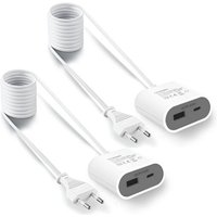 Chargeur Rapide De 17 W Avec Câble De 1,5 M,Avec Un Usb-A Et Un Usb-C 3,5 A,Gris,2 Paquet
