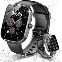 Montre Connectée Homme Femme Avec Appel Bluetooth, 1.91"" Hd Smartwatch Avec 112+ Sportifs Montre, Etanche Ip68 Montre Intelligente Avec