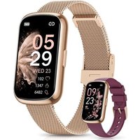 Montre Connectée Femme, 1.47"" Bracelet Connectée Avec 24H Fréquence Cardiaque, Spo2, Sommei, 24 Sports, Fonction Féminine Ip68 Smartwatch Podometre