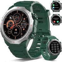 Militaire Montre Connectée Homme Femme Avec Appel Bluetooth, 1.39"" Hd Smartwatch Motre Sport Avec 110+ Modes Sportifs, Podometre