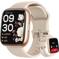 Montre Connectée Avec Appel Bluetooth, Montre Étanche Natation Ip68, 1,83"" Smartwatch Femme Homme, 100+ Sports, Fréquence Cardiaque, Spo2, Pression,