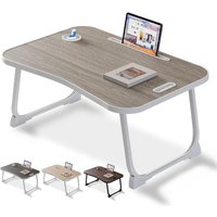 Bureau De Lit Pour Ordinateur Portable,Portable Pour Manger,Lire,Écrire Sur Le Lit,Canapé,La Maison Et Bureau (Grey)