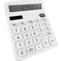 Calculatrice,Calculette de Bureau Solaire Grand Écran LCD à 12 Chiffres,Mini Calculatrice Fonction Standard pour Bureau,Maison et École,Calculatrice