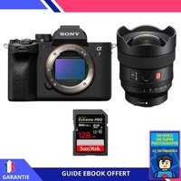 Sony A7 IV + FE 14mm f/1.8 GM + 1 SanDisk 128GB Extreme PRO UHS-II SDXC 300 MB/s + Ebook 'Devenez Un Super Photographe'