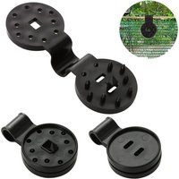 Lot De 40 Clip De Fixation Pour Brise Vue, Clip Spécial Avec ¿Illet En Plastique, Clips De Fixation Traités Anti-Uv Pour Brise Vue, Filet, Clôture,