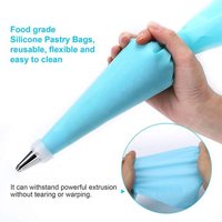 24pièce Douilles Pâtisserie,Piping Nozzles,Base De Tuyauterie Réutilisables,Poche À Douille Coupler Fleur Ongles Sac A Poche,Diy Kits Accessoires