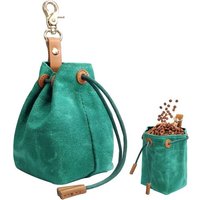 Sac De Nourriture Portable Réglable Avec Cordon De Serrage Et Boucle, Sac De Friandises, Petit Sac D'entraînement Pour Animaux De Compagnie,