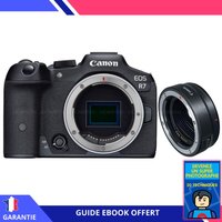 Canon EOS R7 + Canon EF-EOS R + Ebook 'Devenez Un Super Photographe' - Hybride Canon