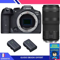 Canon EOS R7 + RF 100-400mm IS + 2 Canon LP-E6NH + Ebook 'Devenez Un Super Photographe' - Hybride Canon