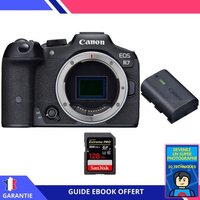 Canon EOS R7 + Canon LP-E6NH + 1 SanDisk 128GB Extreme PRO UHS-II SDXC 300 MB/s + Ebook 'Devenez Un Super Photographe'