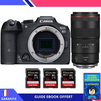 Canon EOS R7 + RF 100mm F2.8 L Macro IS USM + 3 SanDisk 32GB Extreme PRO UHS-II SDXC 300 MB/s + Ebook 'Devenez Un Super Photographe' - Hybride Canon