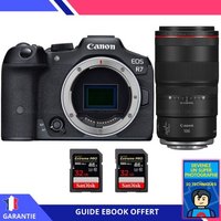 Canon EOS R7 + RF 100mm F2.8 L Macro IS USM + 2 SanDisk 32GB Extreme PRO UHS-II SDXC 300 MB/s + Ebook 'Devenez Un Super Photographe' - Hybride Canon