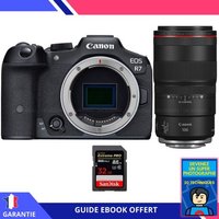 Canon EOS R7 + RF 100mm F2.8 L Macro IS USM + 1 SanDisk 32GB Extreme PRO UHS-II SDXC 300 MB/s + Ebook 'Devenez Un Super Photographe' - Hybride Canon