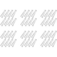 48 Pièces Pinces De Service En Plastique Pour Buffet Mini Pinces À Ustensiles De Service Pinces À Apéritifs Pinces De Cuisine Claires 6,3 Pouces