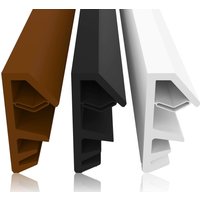 Joint de fenêtre Largeur de gorge 4mm Hauteur de pliage 12 mm Le joint de fenêtre en bois permet de réduire les coûts de chauffage noir 5m