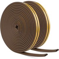 Bande de Joint,Auto-adhésif Joint d'étanchéité de porte,4 joints pour Fenêtre Anti-intempéries,Rouleau Insonorisation (20m Marron)