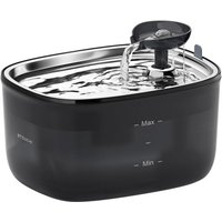 Fontaine A Eau Chat,Fontaine À Eau Pour Chat En Acier Inoxydable 2.5l Distributeur Eau Chat,Sans Bpa Avec 2 Filtres,Super Silencieuse Fontaine Eau