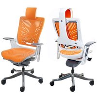 Chaise De Bureau Merryfair Wau 2b, Chaise De Bureau Chaise Pivotante, Coque Dure, Ergonomique Orange