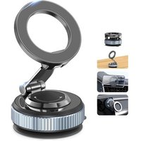 LETNERNY-Magnetique Support Telephone Voiture Avec Ventouse, 360° Aimant Telephone Voiture Pliable, Porte Téléphone De Voiture/Support De Téléphone