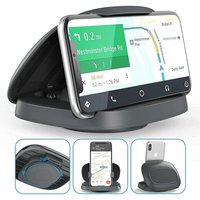 LETNERNY-Porte Support Telephone Voiture,Avec Base Rotative À 360°,Visualisation Horizontale Et Verticale,Tableau De Bord Socles De Téléphone