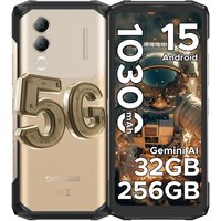 DOOGEE Blade 20 Turbo Incassable 5G Android 15 10300mAh 33W 32 Go + 256 Go / 2 To 50MP 6.6'' Triple Slot/IP68/NFC/GPS