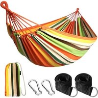 Anyoo Hamac D'exterieur De Camping, En Plein Air Portable En Toile, Leger Avec Sangles Respectueuses Des Arbres, Sac De Transport, P