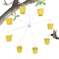 Ferris Wheel Mangeoire ¿¿ Oiseaux Jouets De Recherche D'oiseaux De Compagnie 8 Seaux D'alimentation
