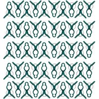 Letnerny-Clips De Support De Plantes,50 Pièces Clips De Plantes De Jardinage Doux Verts Réutilisables Pour Soutenir Et Redresser Les Tiges De Plantes