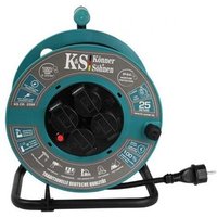 Rallonge enrouleur électrique, 25m de câble - Könner Söhnen KS CR-25M