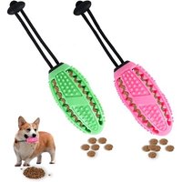 2pcs Jouet À Mâcher Pour Chien, Jouet Chien Indestructible Jouets De Friandises Pour Chiens Jouets De Nettoyage Des Dents Pour Chiots Intelligence